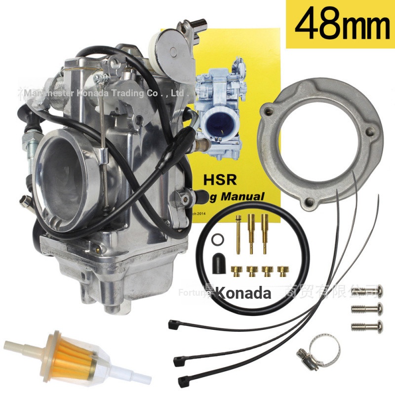 HSR48mm 42-6265 Race Fit ขัดเสร็จสิ้น 42-6265摩托车化油器