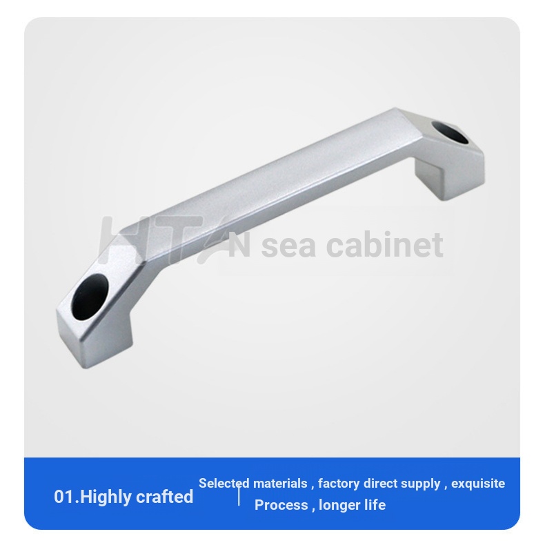 LS06 อลูมิเนียมอัลลอยด์สแควร์รูปตัวยูดึงอุตสาหกรรมกล่องจับลิ้นชักจับอุปกรณ์จับสไตล์จีน LS520