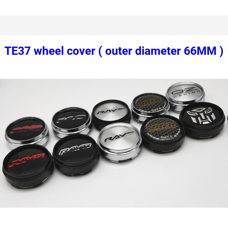 ดัดแปลง VOLK RAYS Hub Center Cap TE37 TTA/RE30/ZE40/CE28 Hub Cap RAYS ฝาครอบล้อ