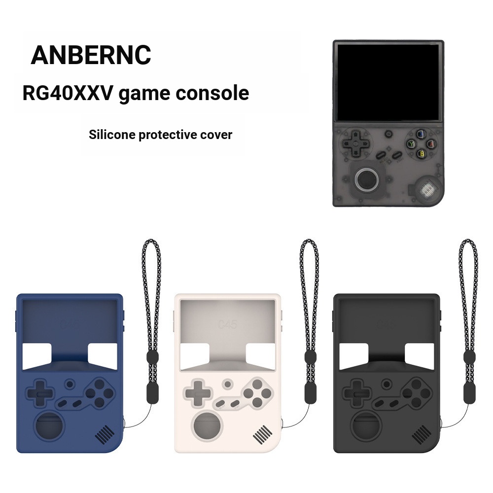 เหมาะสําหรับ ANBERNIC Ambernick RG40XXV เกมคอนโซลมือถือซิลิโคนป้องกันกรณีกันฝุ่น Soft Case