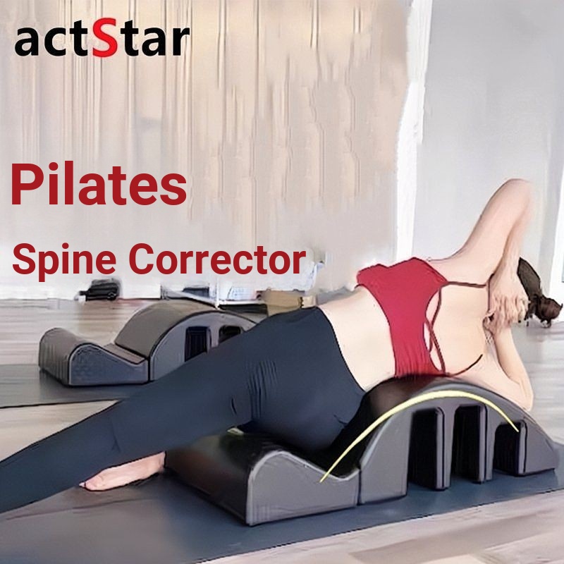 Lumbar Stretcher Spine Corrector Back Stretcher Pilates Spine Corrector Spine Soothing อุปกรณ์โยคะกร