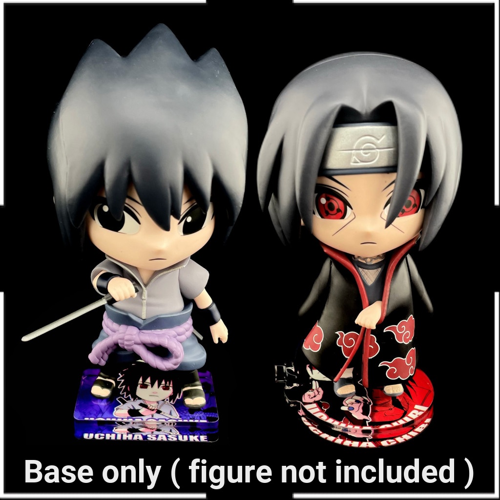 [ไม่รวมตุ๊กตา] เหมาะสําหรับนารูโตะรุ่น Q Uchiha Sasuke Uchiha Itachi ฐานอะคริลิค