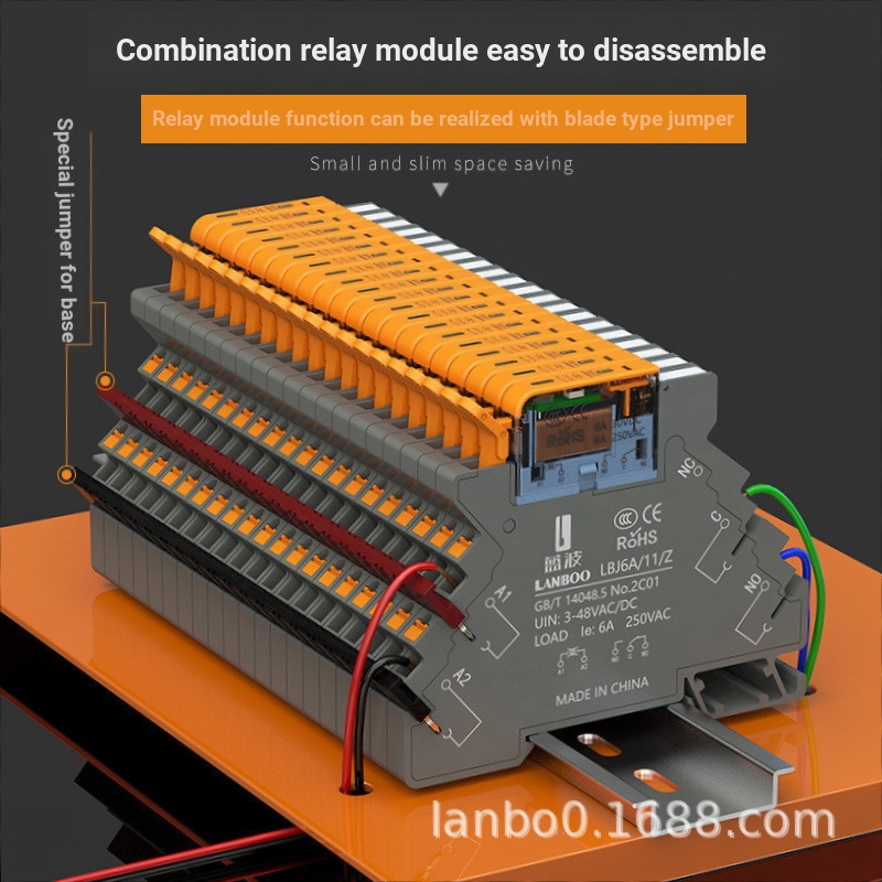 ไทค์ 8. Lanbo J6A Ultra-Thin Relay High Current 5A Space Management Master Large Silver Tentacle Eas