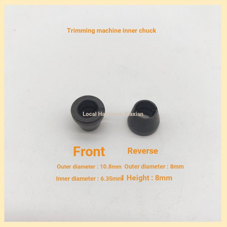 Mu Dongcheng 04-6 เครื่องตัด Nut Chuck งานไม้เครื่องตัด 6 มม. Chuck Nut 3701/3703 อุปกรณ์ติดตั้ง UST