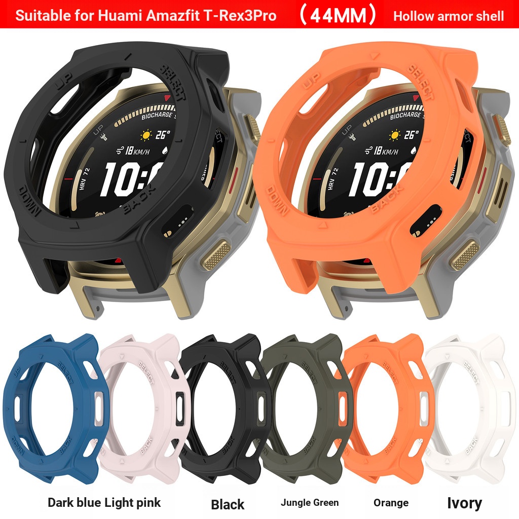 เหมาะสําหรับ Huami Amazfit T-Rex3Pro (44 มม.) Hollow Armor Shell Huami Amazfit T-Rex3Pro Case เคสป้อ