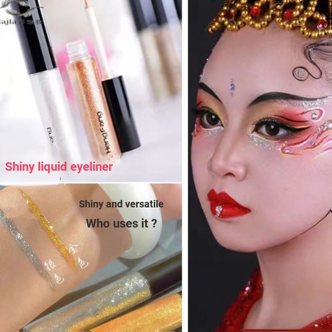 Super Shiny Diamond Shiny Liquid Eyeliner Glitter อายแชโดว์ Eye แต่งหน้าเลื่อม Sweat-Proof ความงามแต