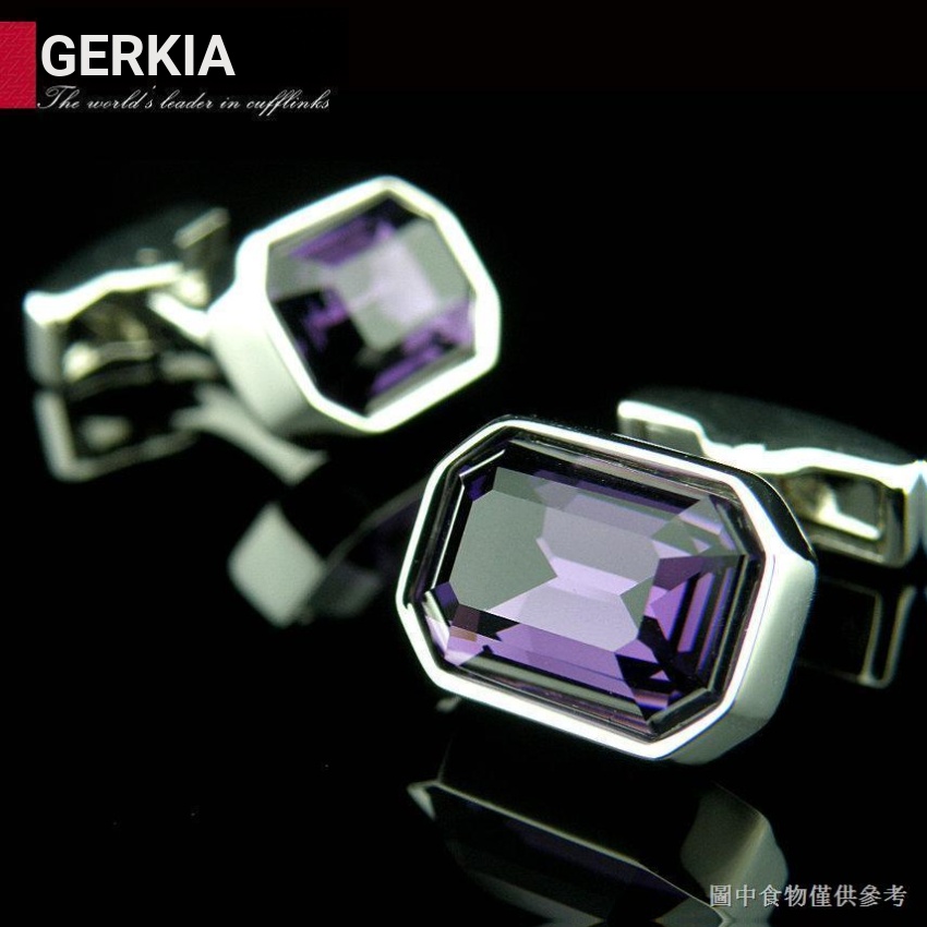 [กระดุมข้อมือผู้ชาย Cuff Studs] Desi Classic Crystal Cufflinks Mens French Shirt Cuff Studs Cufflink