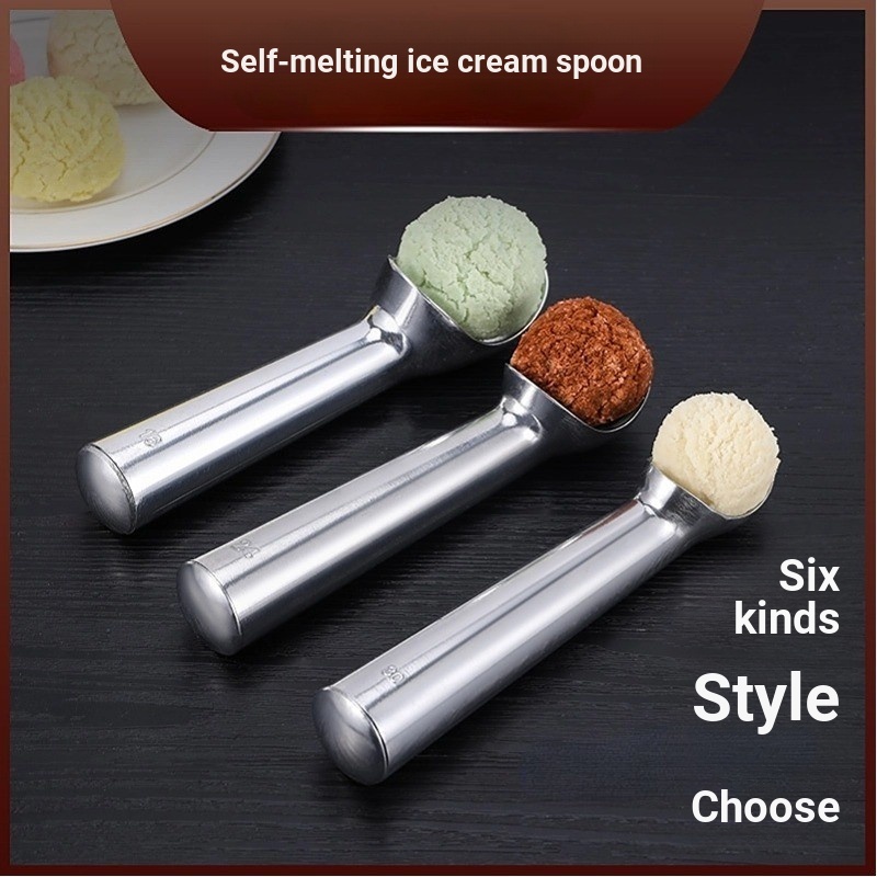 ช้อนไอศกรีม ไอศกรีม Self-Melting Ball Scoop Ice Cream Tube Ice Cream Scoop Tool Ice Cream Tube Ball 