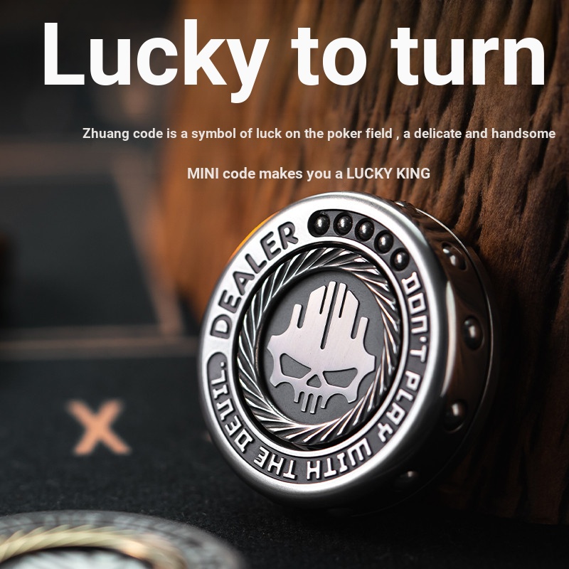 [Collection Boutique] Old Blacksmith mini Zhuang Code Fidget Spinner Copper Finger Decompression Toy