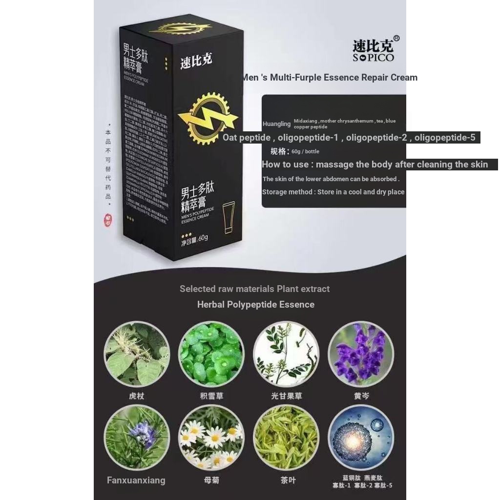 Spike Mens Peptide Essence Cream Repair Cream Mens Private Parts Massage Care Cream External Use Nou