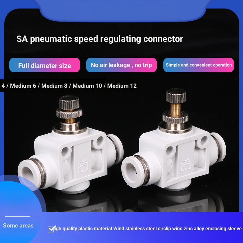 Bb.Low ราคา Seckill Trachea Joint Pipe Valve Two-Way Straight-through SA46810mm Gas Liquid Flow Thro