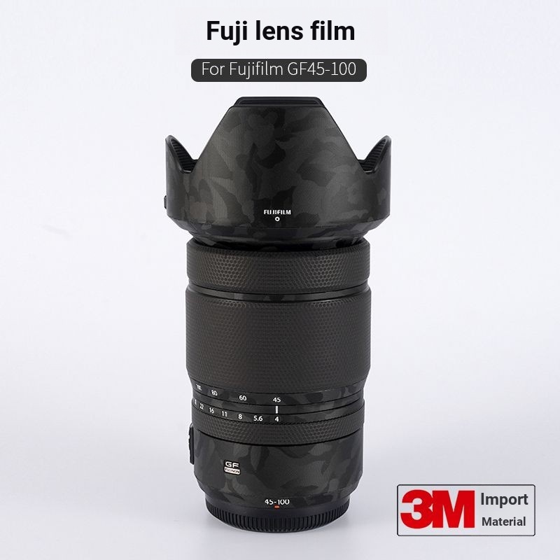 [สติกเกอร์เลนส์กล้อง] Meibentang เหมาะสําหรับ Fuji GF45-100 F4 ฟิล์มป้องกันร่างกายสติกเกอร์คาร์บอนไฟ