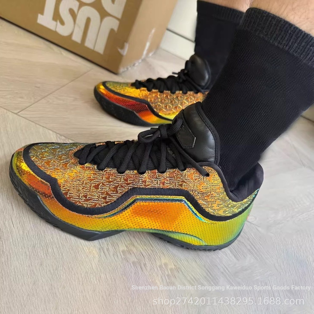 การค้าต่างประเทศ Putian Lebron 23 รองเท้าบาสเก็ตบอล Twist-Resistant Anti-Slip James 23 Generation Re