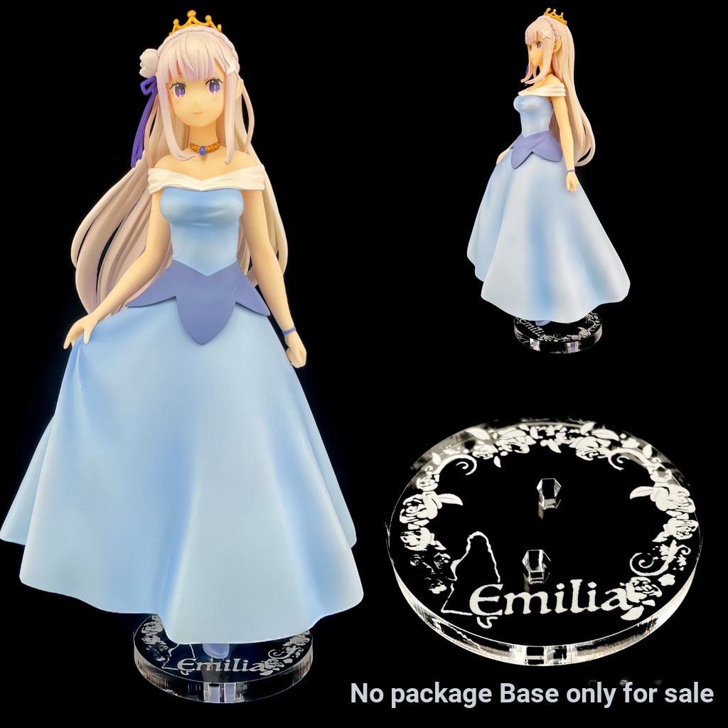 [ไม่รวมตุ๊กตา] FURYU Zero-Starting Another World Emilia Sleeping Beauty Emilia ฐานอะคริลิค
