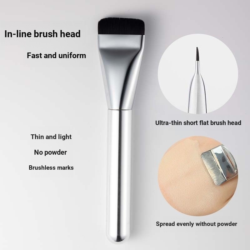 Mitu เลือกการบํารุงรักษาสินค้าแนะนํา Half-People Foundation Brush In-Line No Powder Flat Head Seamle
