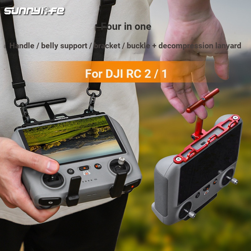 Sunnylife เหมาะสําหรับ DJI RC2/1 พร้อมหน้าจอรีโมทคอนโทรลหัวเข็มขัดเชือก Mini4Pro/FILP/AIR3S Belly สน