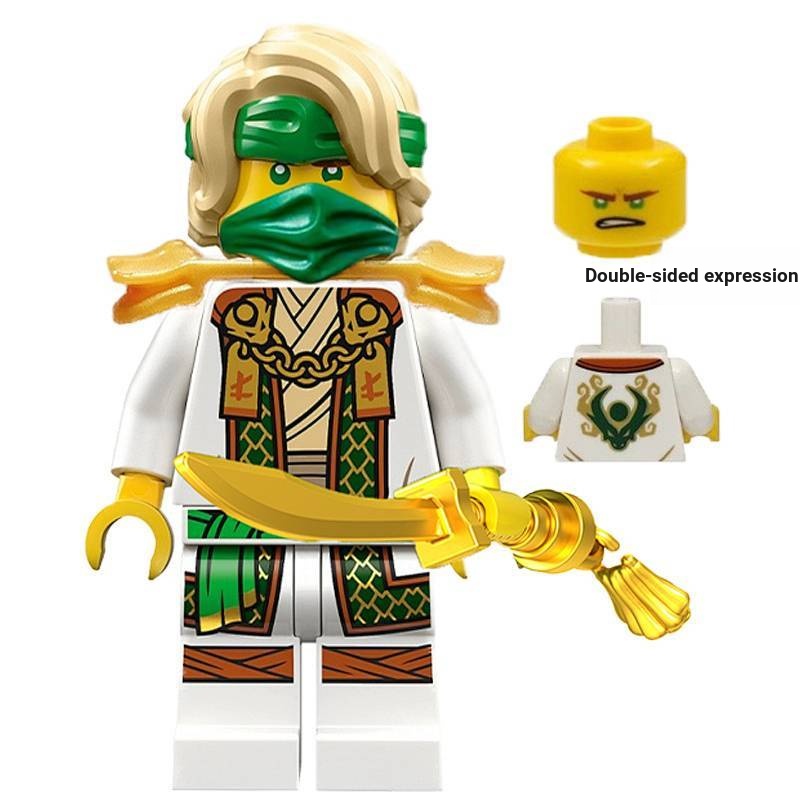 Lloyd Master Phantom Minifigure ประกอบของเล่นบล็อกตัวต่อ Lloyd Master Phantom Minifigure ประกอบอาคาร