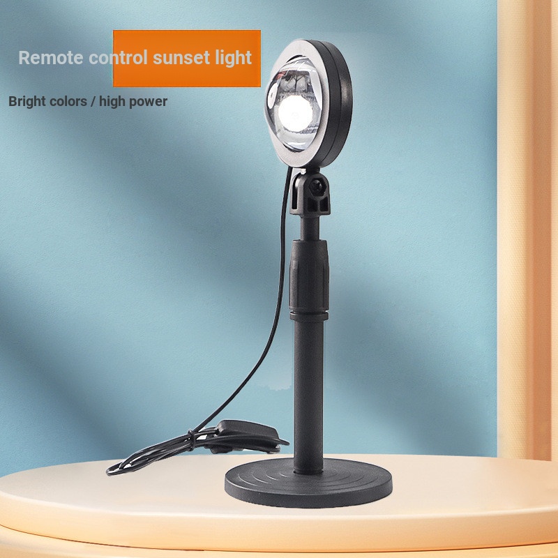 รีโมทคอนโทรล LED Projection Sunset Light พื้นหลังสด Ambient Light ความงามยิง Sunset Light Sunset Lig
