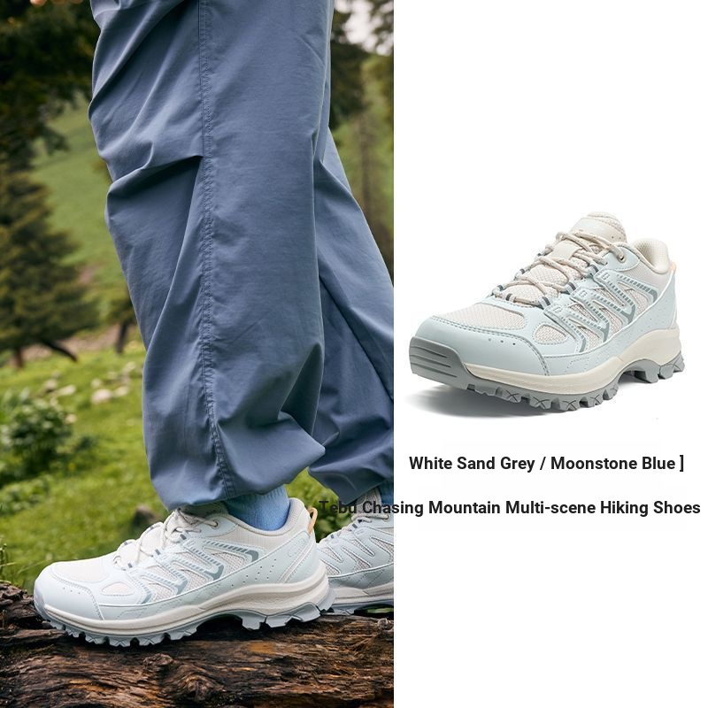 XTEP/TEP Mountain Chasing รองเท้าเดินป่ารองเท้าผู้หญิงรองเท้าผู้ชาย Anti-Collision Anti-slip รองเท้า