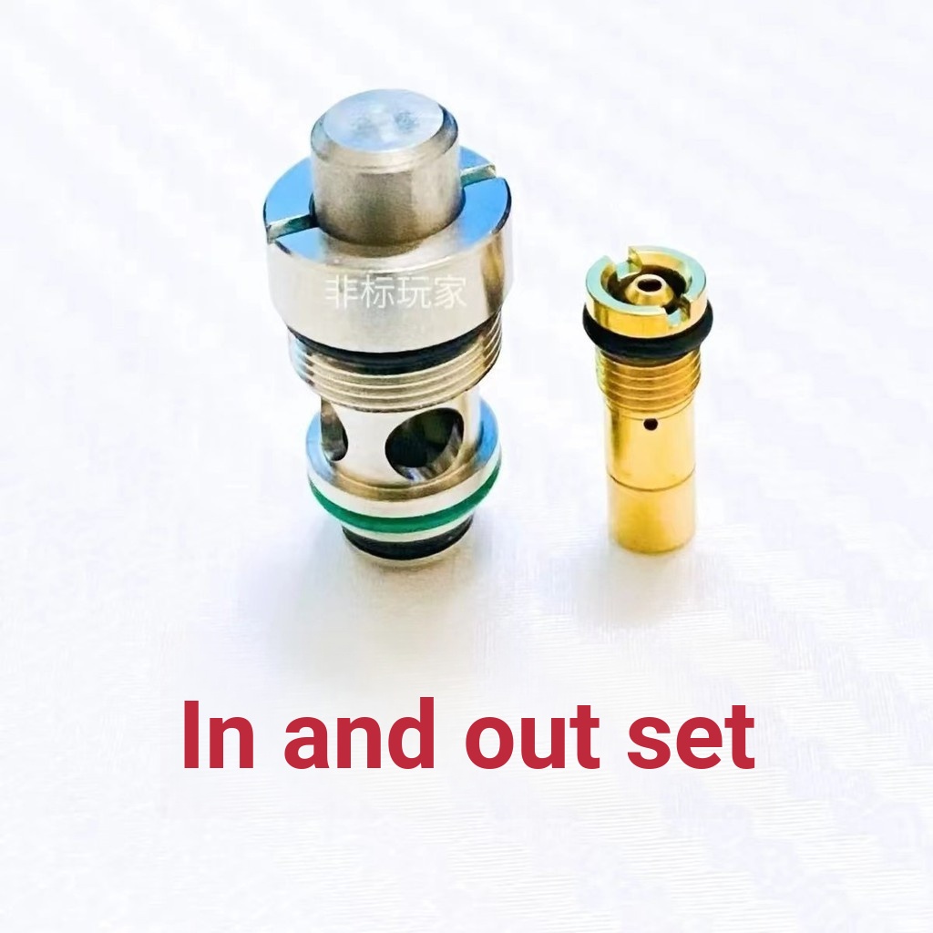 ทยค์ บี 2011 สแตนเลส Air Outlet วาล์วไหลขนาดใหญ่ Air Inlet วาล์ว P8m วาล์วลมเหล็กสามเหลี่ยมเครื่องมือชุด Air หัวฉีด NHNR DEJN