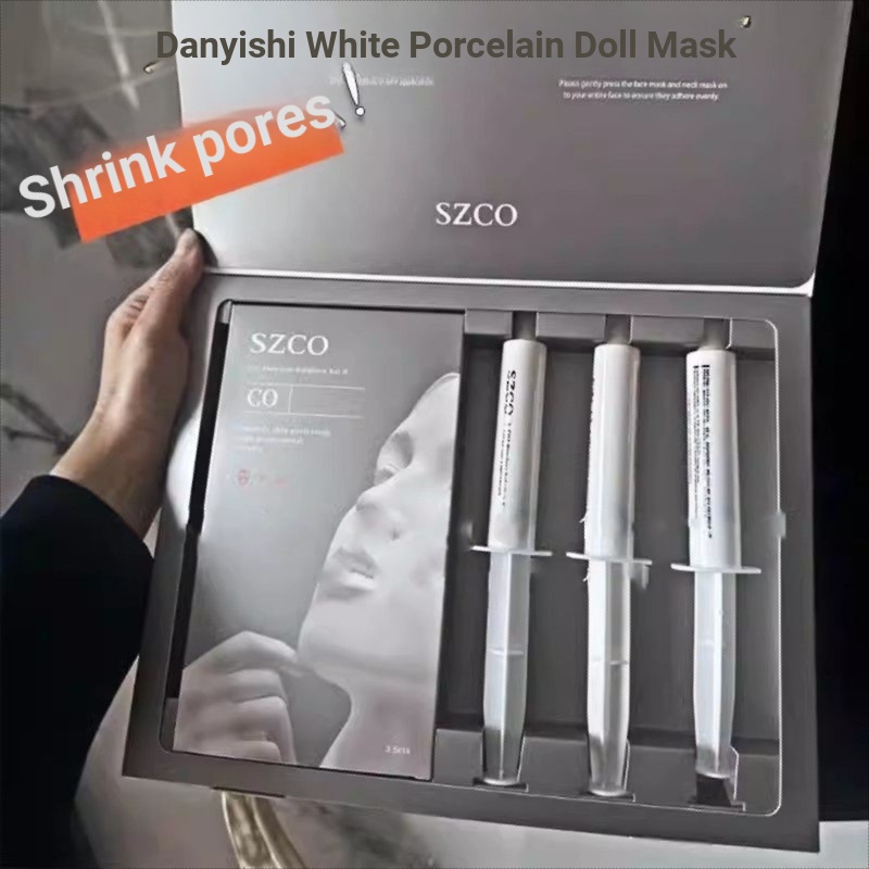 เกาหลี SZCO Dan Yishi White Porcelain Doll 2.0 หน้ากากฉีดออกซิเจน