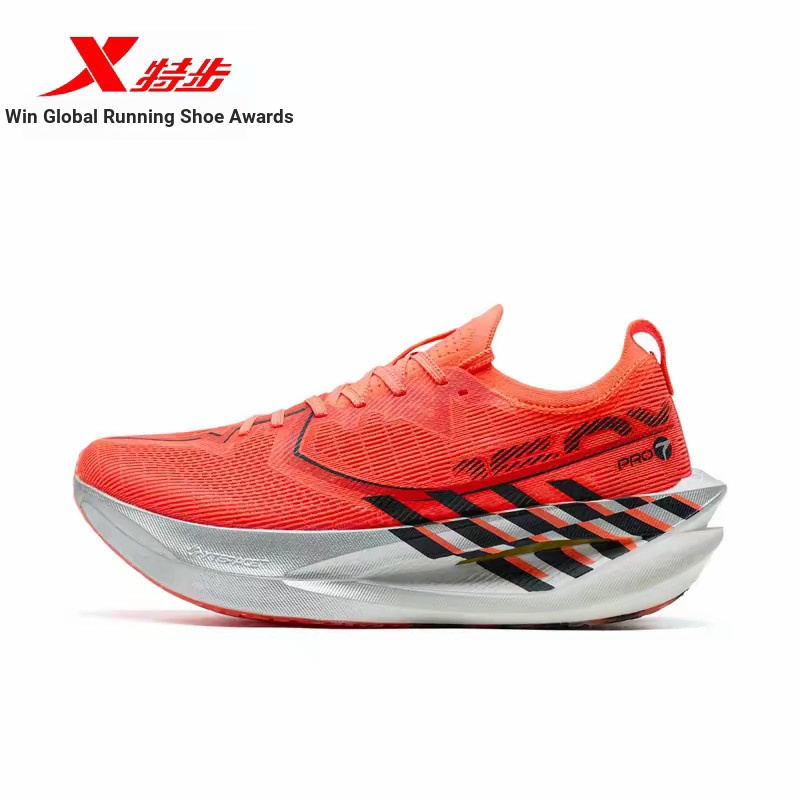 XTEP/TEP 160X6.0/6.5/7.0 PRO รองเท้าวิ่งรองเท้าผู้ชาย Champion Racing แผ่นคาร์บอน Shock Absorption ก