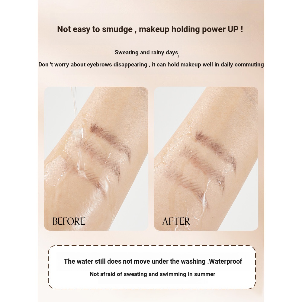 3-Pack Eyebrow Pencil หญิงยาวนานกันน้ํา Non-Fading Clear Roots Wild Eyebrow ยี่ห้อ ld666