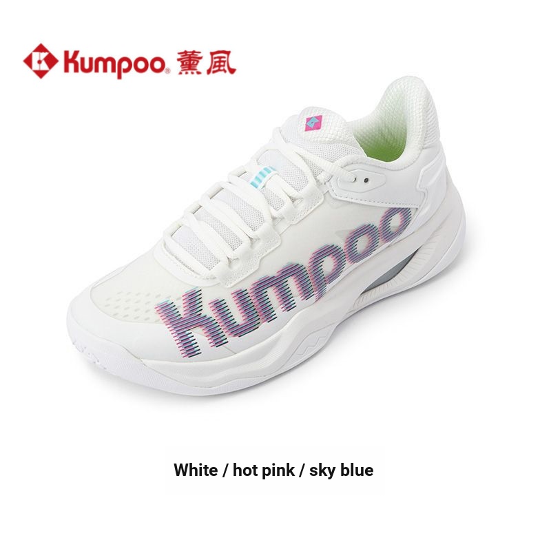 Kumpooo/Smoked Wind G825 รองเท้าแบดมินตันผู้ชายผู้หญิง Streamer Anti-slip Shock Absorption Breathable กีฬารองเท้าคู่รองเท้าแบดมินตันมืออาชีพ