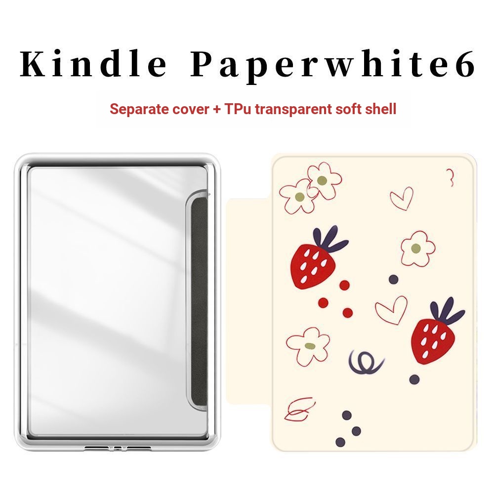 เคส เคส Kindle Paperwhite6 Soft Case Protective Case Kindle Colorsoft เคสหนังแบบปรับแต่งได้