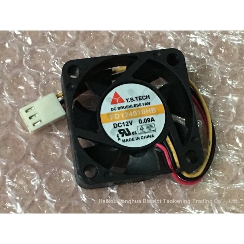 ไต้หวัน Wonsan FD124010HB 4010 12V 0.09A 4 ซม.ชุดกล่องด้านบน/พัดลมบันทึกวิดีโอ