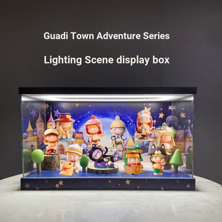 [ไม่รวมตุ๊กตา] เหมาะสําหรับการผจญภัยของ Guddy Town อินเทรนด์เล่นกล่องปริศนา Series รูปตกแต่งรุ่นกล่อ