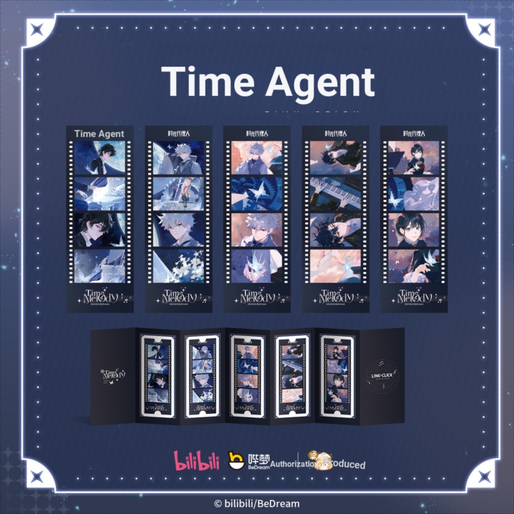Li Ting Time Agent Human Cheng Hour Lu Guang สินค้าป้ายกระดาษสี Liu Ma Animation Fan ต้องมี|< กล่องส