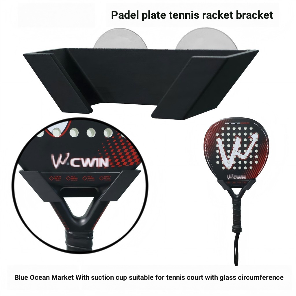 Cross-Border Padel Bakinget Racket Board Type Tennis Racket Bracket เหมาะสําหรับแก้วรอบสนามเทนนิส