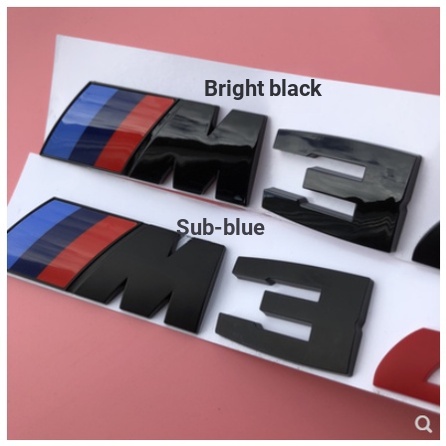BMW m3cs โลโก้รถ m2cs โลโก้ 3 series 328 335 330 218 220 ดัดแปลง m ป้าย cs ป้ายคําด้านหลัง