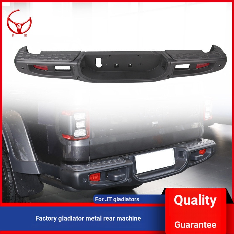 เหมาะสําหรับ 2018 + JT Gladiator Gladiator รถกระบะดัดแปลงโลหะด้านหลังกันชนด้านหลัง