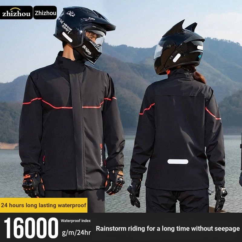 เสื้อกันฝนสองชิ้น สำหรับขี่มอเตอร์ไซค์และรถจักรยานยนต์ thumbnail 10