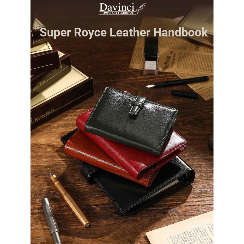 Japan Raymay Fujii Davinci Davinci Super Royce Handbook Cowhide Classic Binder A7