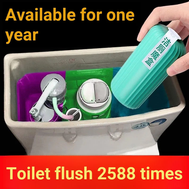 Blue Bubble Toilet Cleaner ระงับกลิ่นกายห้องน้ํา Descaler ทําความสะอาดห้องน้ํากลิ่นหอม Aromatic Toil