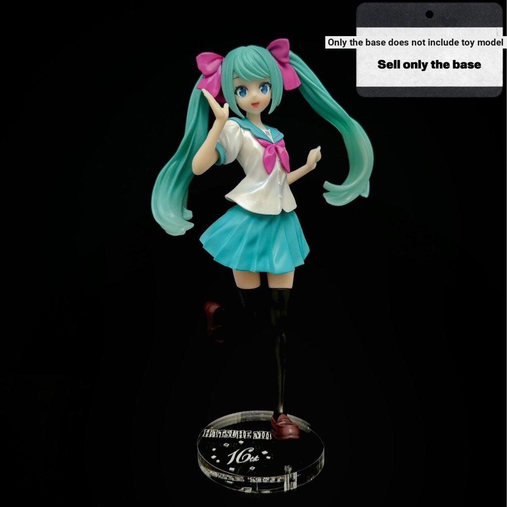 [ไม่รวมตุ๊กตา] SEGA SEGA Hatsune Miku 16th 16th Anniversary Figure Model Transparent Base