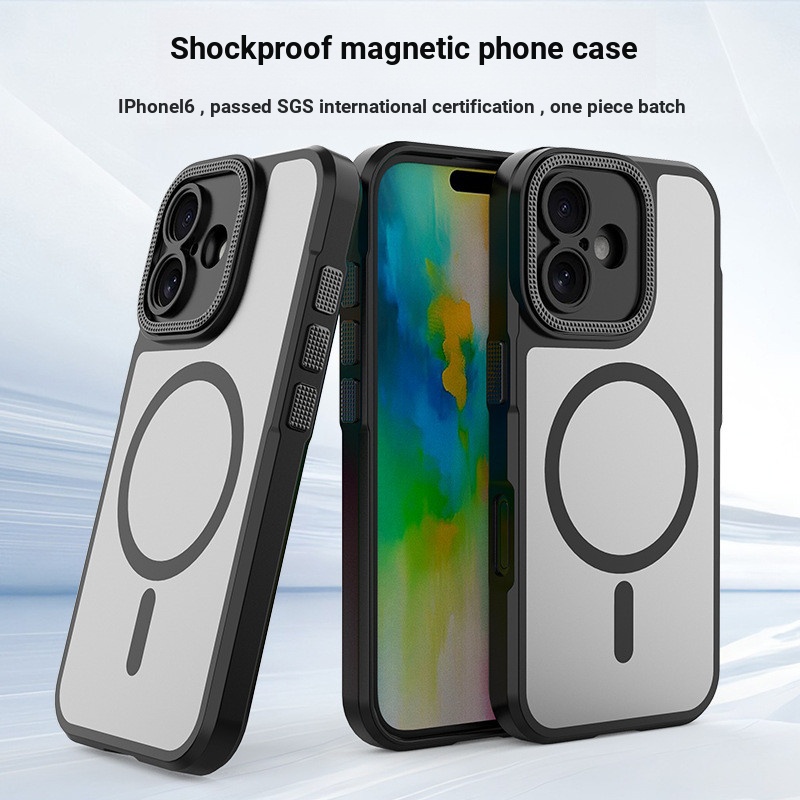 เคสโทรศัพท์ซีรีส์ที่ใช้งานได้ ipone16 promax เคสโทรศัพท์แม่เหล็กกันกระแทก เคสโทรศัพท์ Samsung