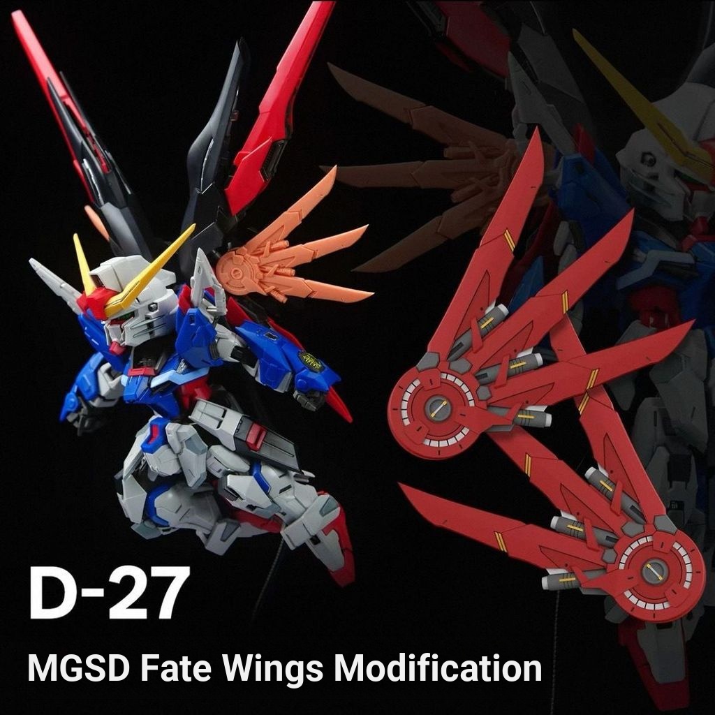 Phoenix D-27 MGSD Destiny Wing Modification Model Wing Detail Accessories อาหารเสริม