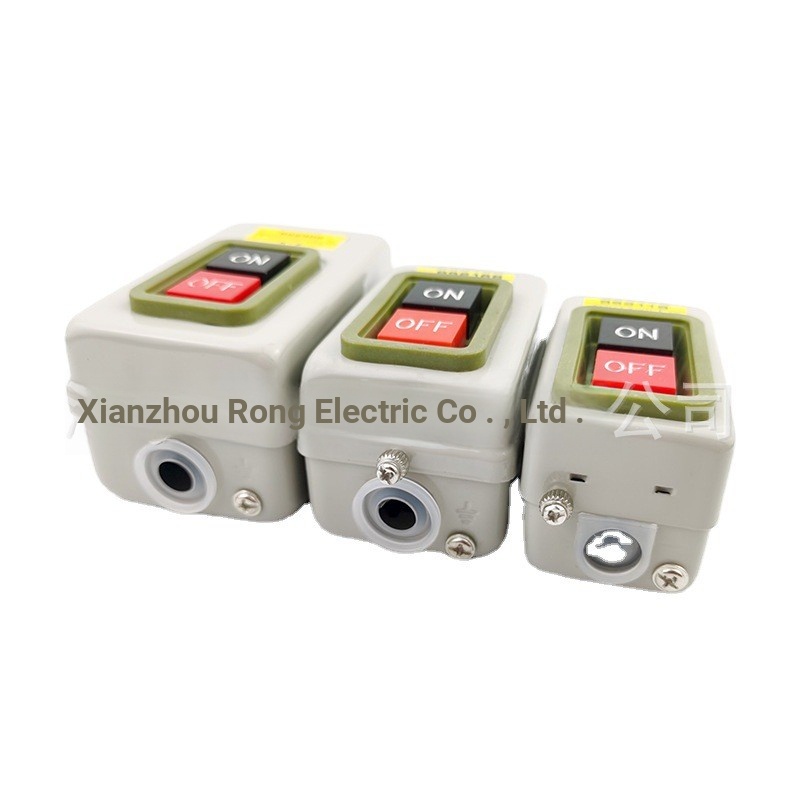 8. สวิตช์ปุ่มกดควบคุมมอเตอร์สามขั้ว BS230B BS216B BS211B Power Start Snap Switch B66A