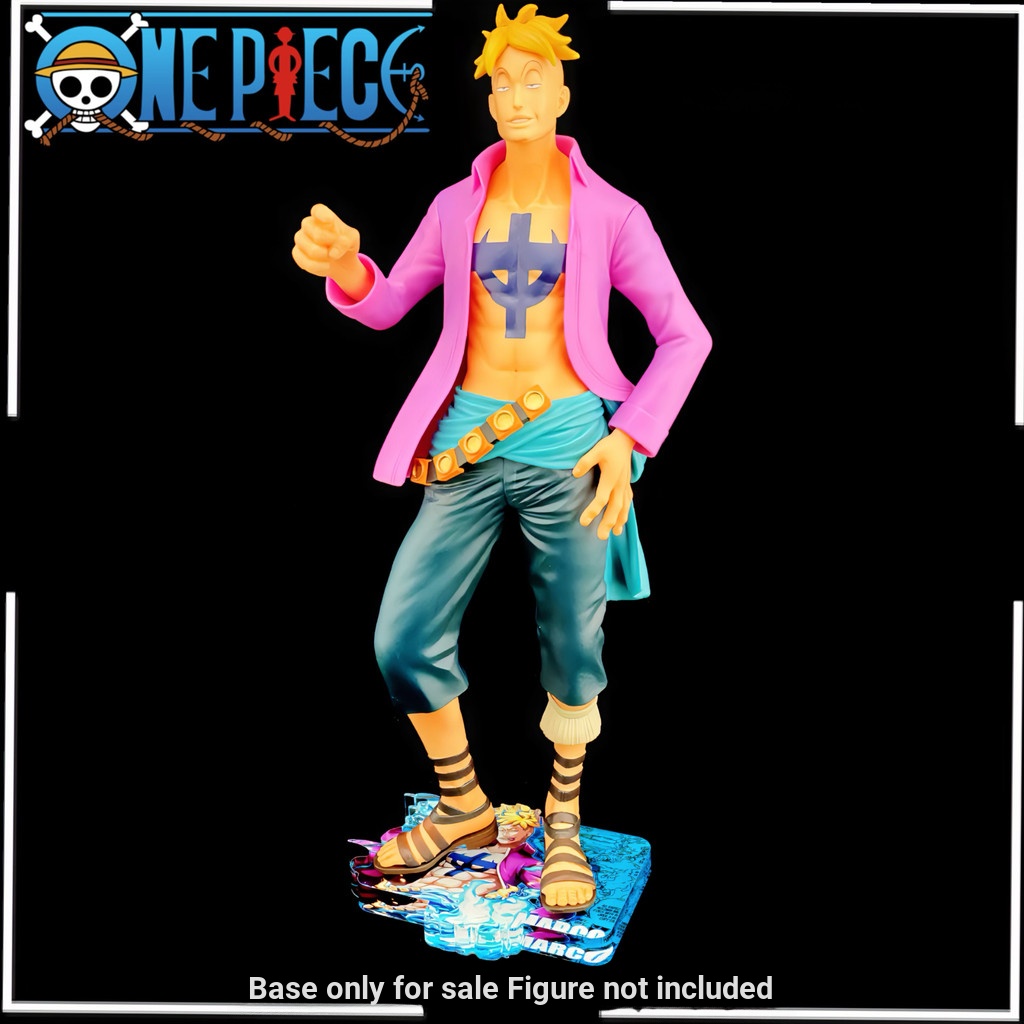 [ไม่รวมตุ๊กตา] รางวัล One Piece B Marco Whitebeard Pirates Phoenix Ponyo ฐานอะคริลิค