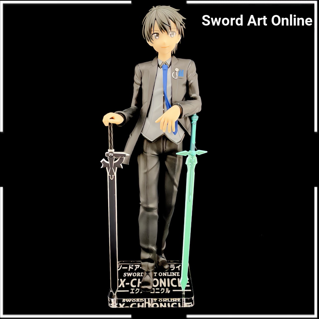 [ไม่รวมตุ๊กตา] ชุดออนไลน์ Sega Sword Art Kirito Kirito Kiritani Kazuto ฐานอะคริลิค