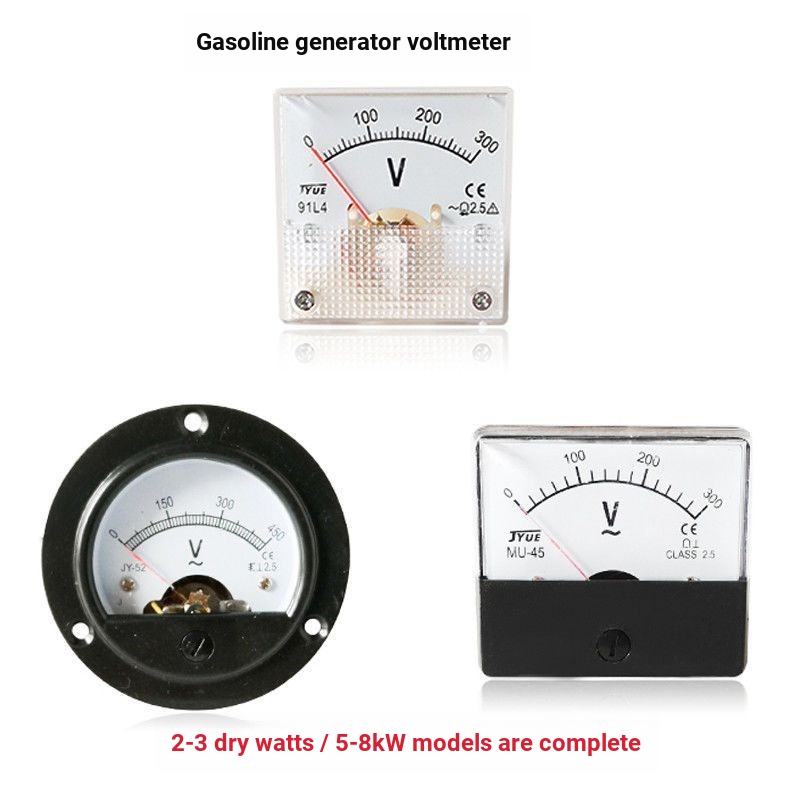 อุปกรณ์เสริมเครื่องกําเนิดไฟฟ้าเบนซิน 220V/380V โวลต์มิเตอร์ 168F170F188190F 2KW-6.5KW โวลต์มิเตอร์ 