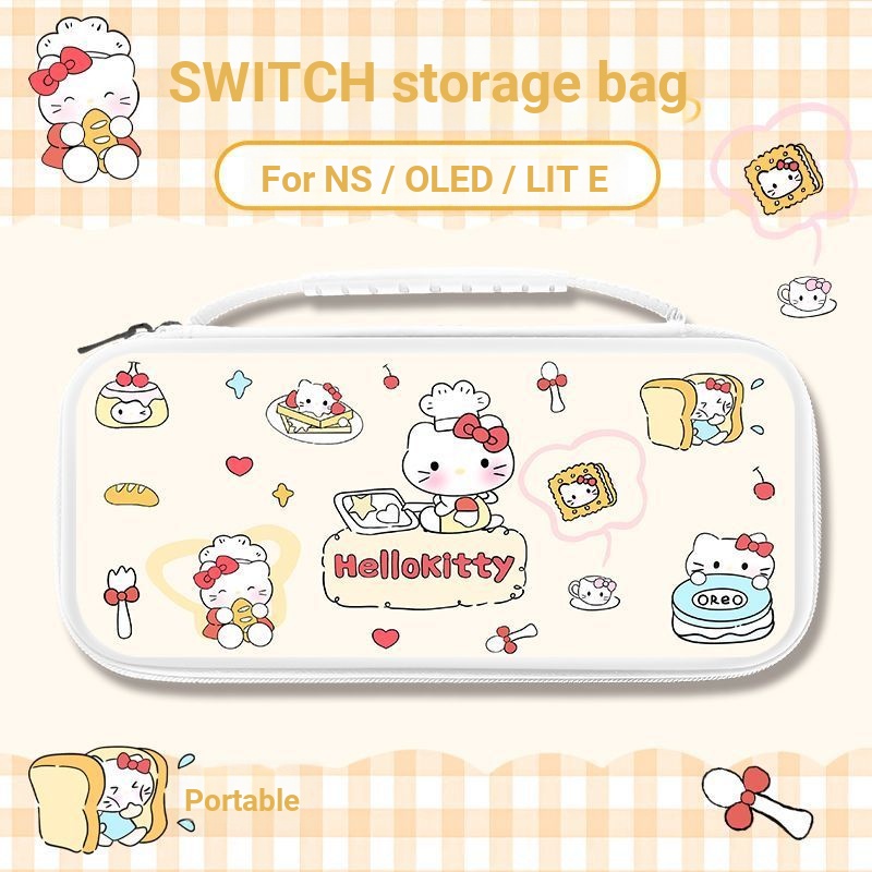 กระเป๋าเก็บของ Nintendo Switch รุ่นที่ 2 Sanrio Hello Kitty Switch NS/OLED/Lite Universal