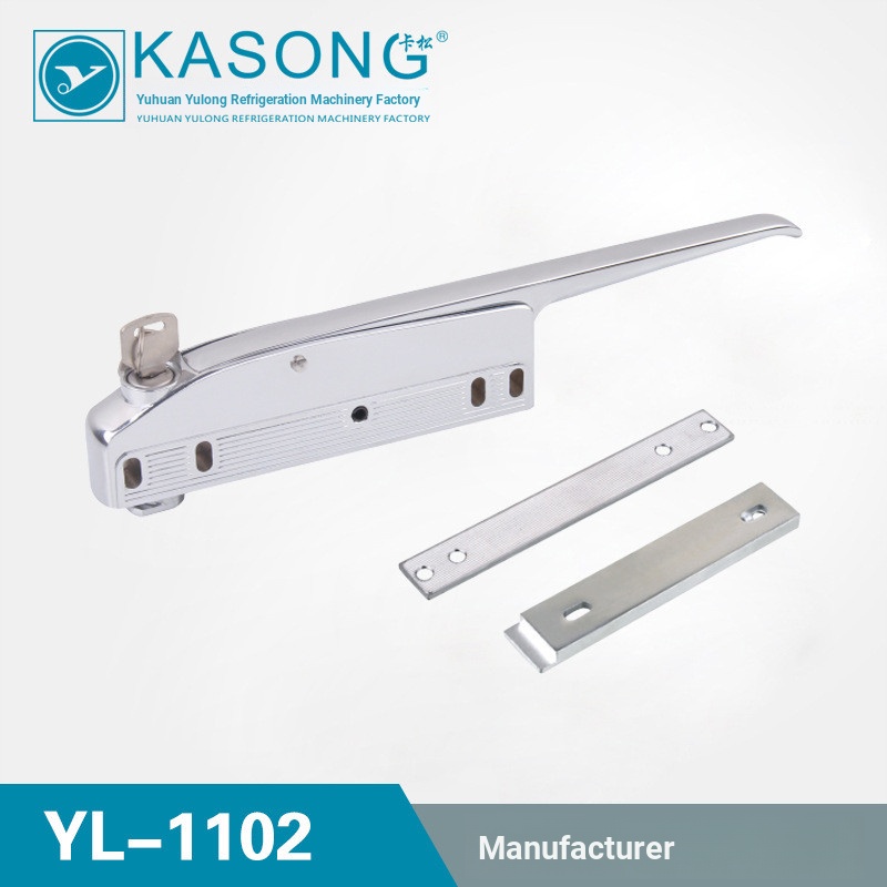08ที่ขายดีที่สุด Casson Cooler Handle YL-1102 มือจับประตูแม่เหล็กพร้อมล็อคตู้แช่แข็งมือจับประตูตู้เย