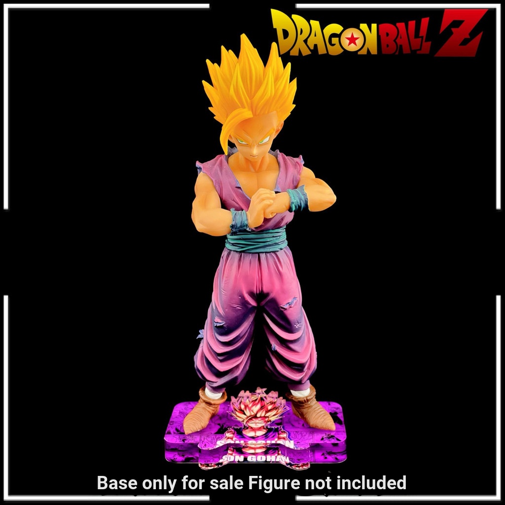 [ไม่รวมตุ๊กตา] ฐานเหมาะสําหรับโรงงานแว่นตาดราก้อนบอล ROS สีม่วง Gohan วัยรุ่น Gohan ฐานอะคริลิค
