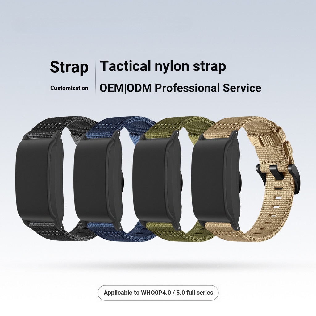 เหมาะสําหรับ Whoop5.0 สร้อยข้อมือสายรัดกีฬาสายรัดไนลอน whoop4.0 การตรวจสอบ Heart Rate สายรัดข้อมืออั