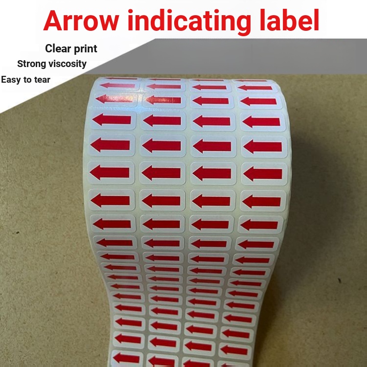ป้ายตัวบ่งชี้ Arrow Label OPEN สติ๊กเกอร์กาวฉีกขาดจากที่นี่ OPEN the Sticker NIO7